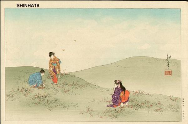 A Spring picnic in the field