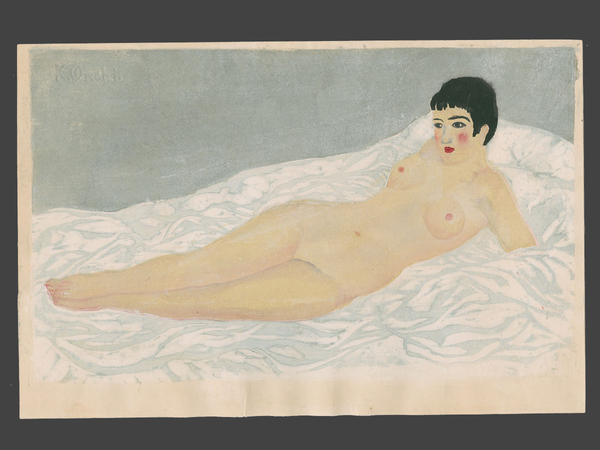 Bare Skin on White Cloth