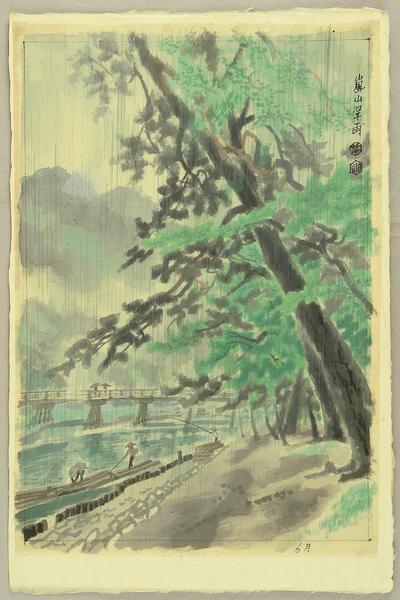 Mt Arashi in Rain