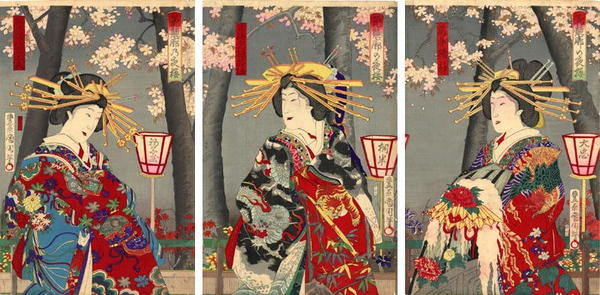Three Bijin of the Modern Age