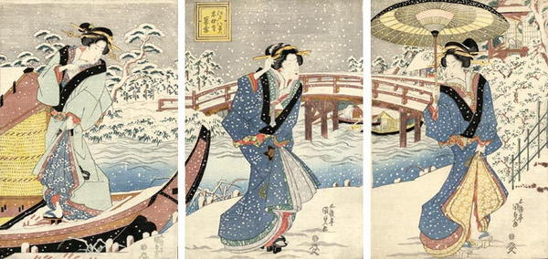 Bijin Snow Scene