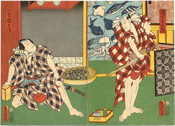Natsu Matsuri Naniwa Kagami - diptych