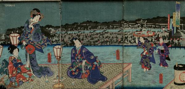 Unknown, night scene