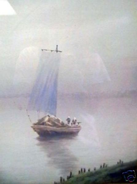 Fishing boat returning
