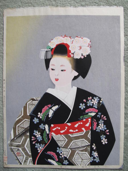 Girl in Kimono