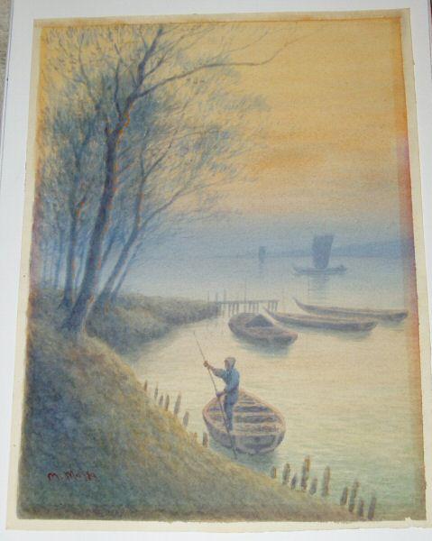 Riverboats in Mist