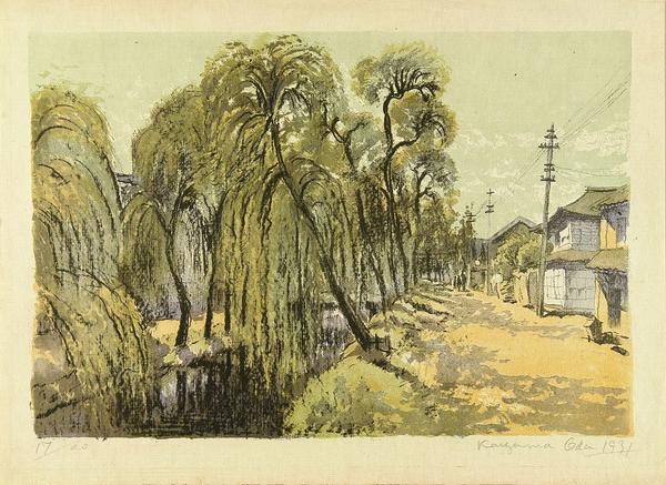 A willow tree in Niigata