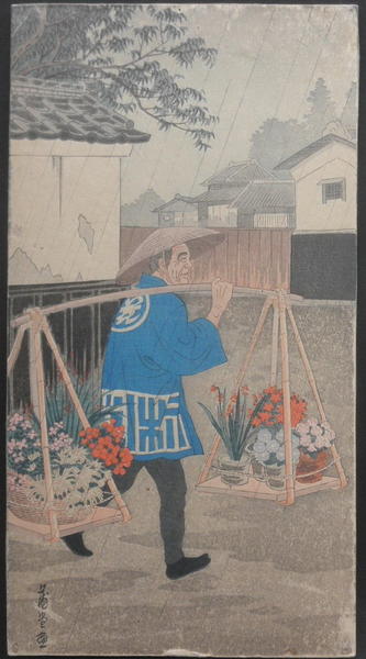 Flower Vendor in the Rain