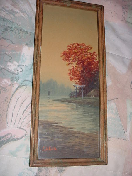 Sailboat and Torii Gate