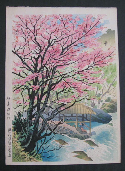 Spring Scene of the Takara River at Okutone