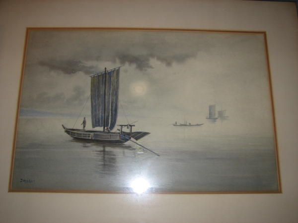 Junks on a Misty Morning