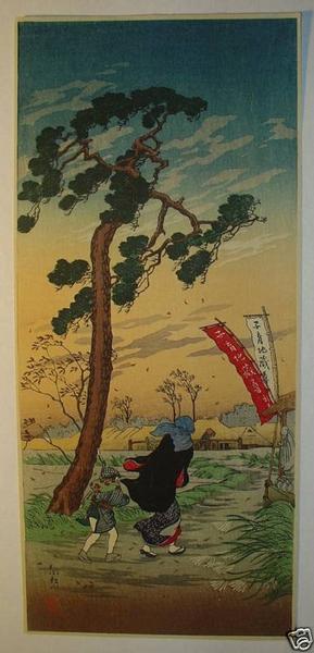 Windy Day At Kamatsugawa in Tokyo