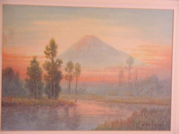 Mt Fuji in clouds