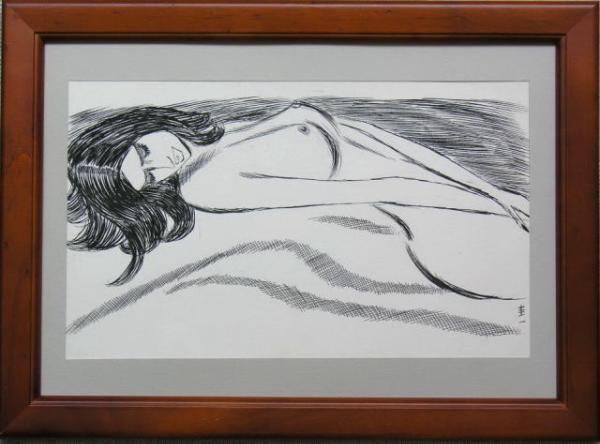 Nude woman