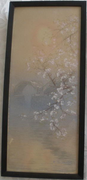 Kintai Bridge in Spring