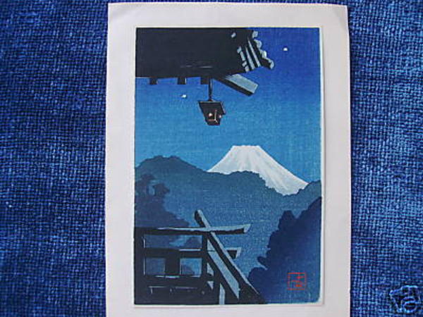 Mt Fuji from Temple Balcony
