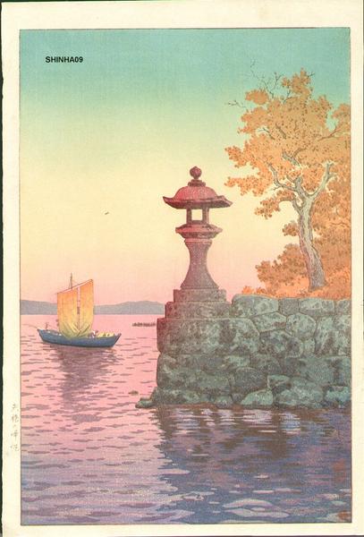Returning Sailboat at Yabase