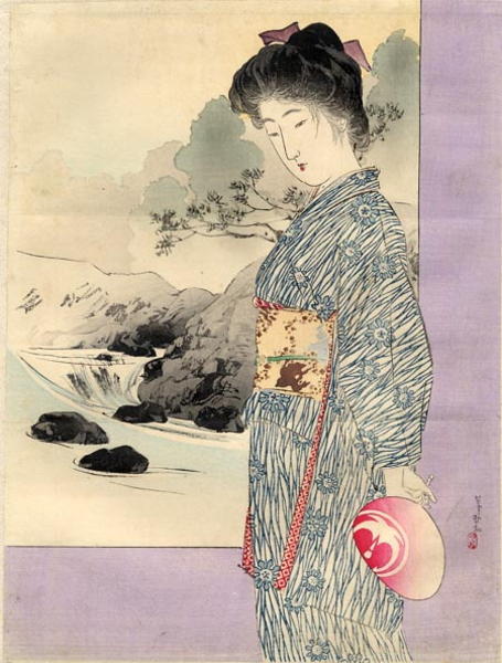 Bijin and river