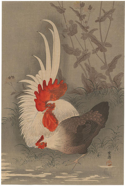 Rooster and Hen