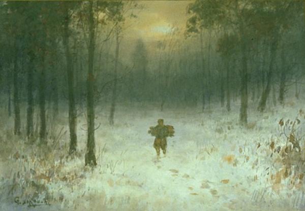 Forest Path at Night 2