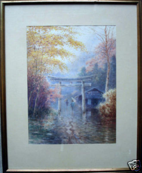 Torii Gate in Rain