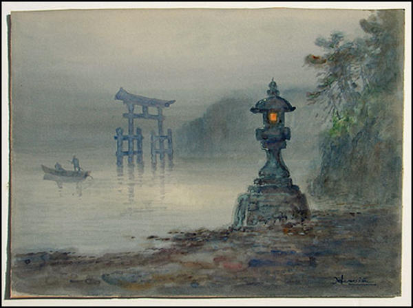 Torii and Lantern