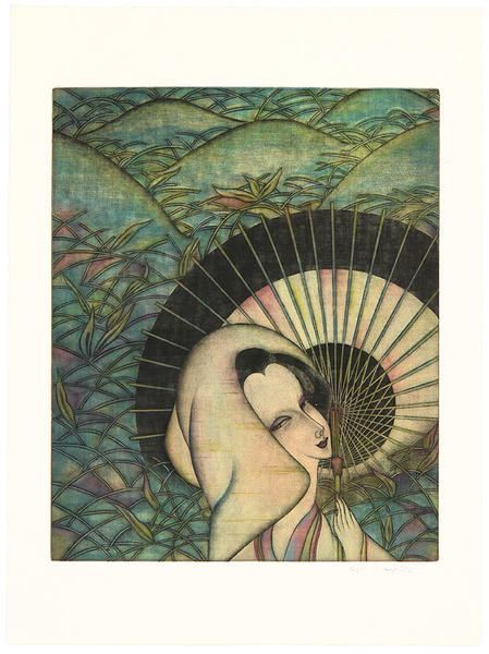 Woman with Umbrella