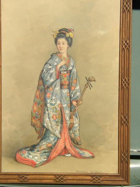 Bijin and Shamisen