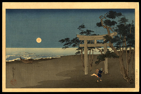 Torii in Moonlight